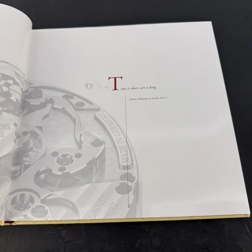 Glashutte Original Opus Book 2005 Watchmaking Watchmakers History